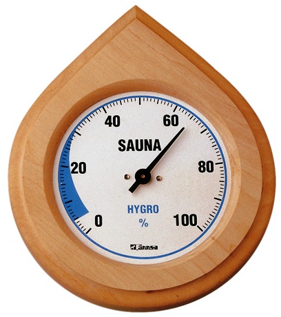 Waterdruppel Hygrometer sauna