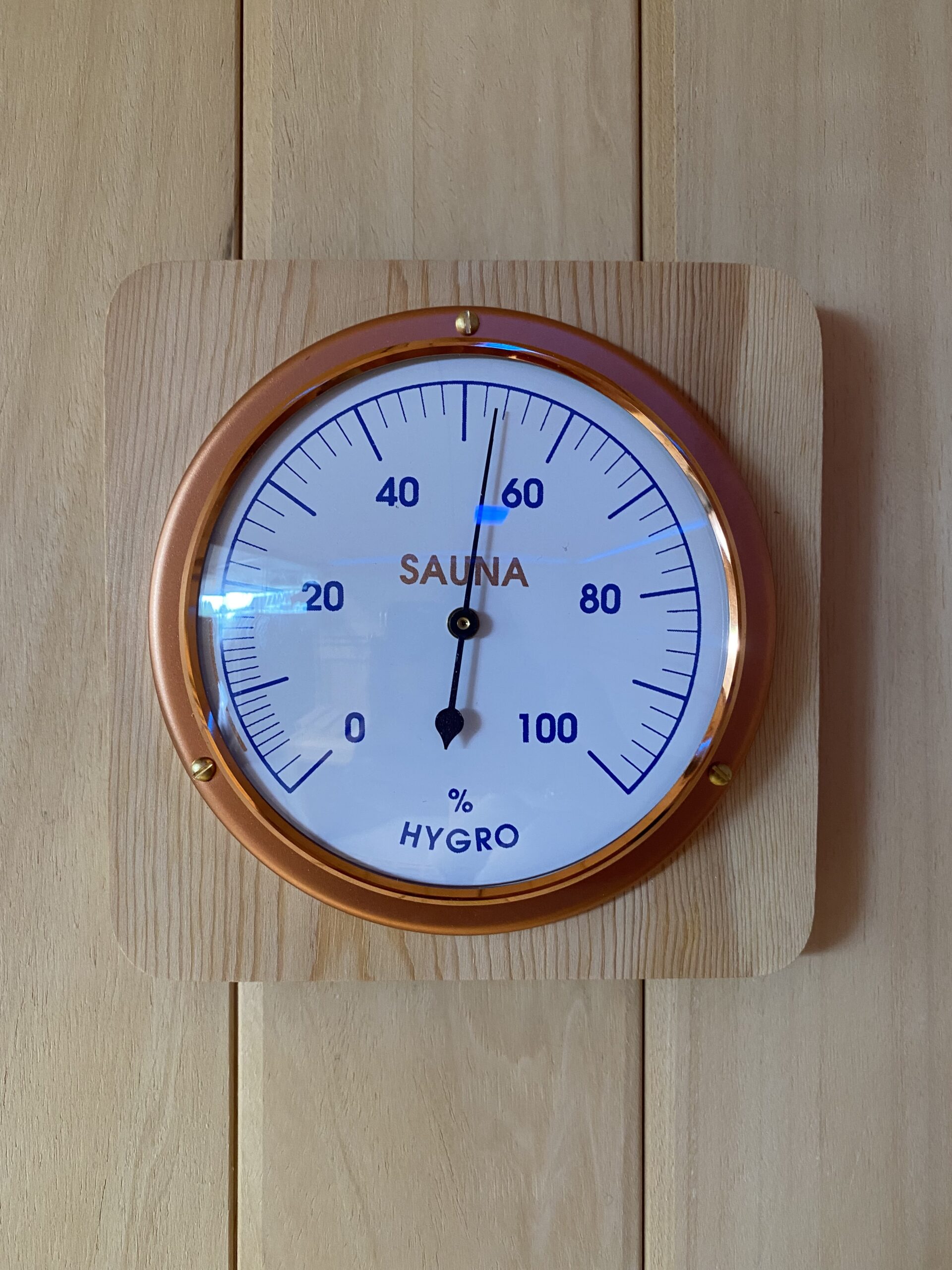 Sauna Hygrometer koper