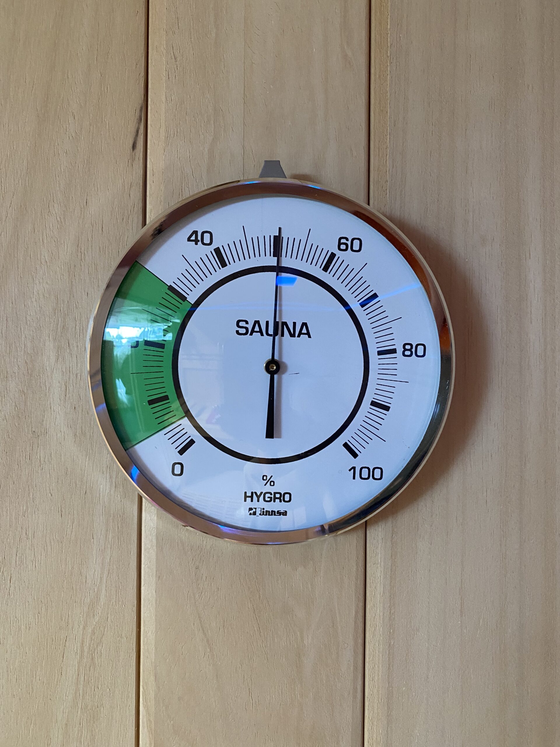 Sauna Hygrometer RVS