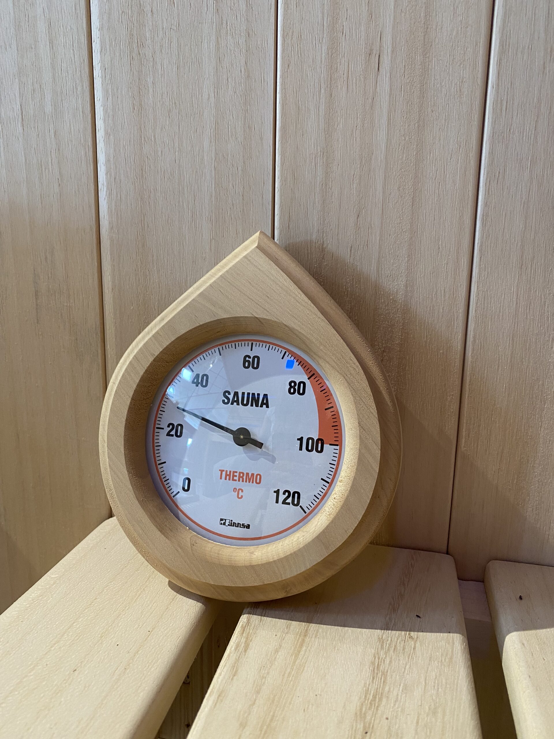 Waterdruppel Thermometer sauna