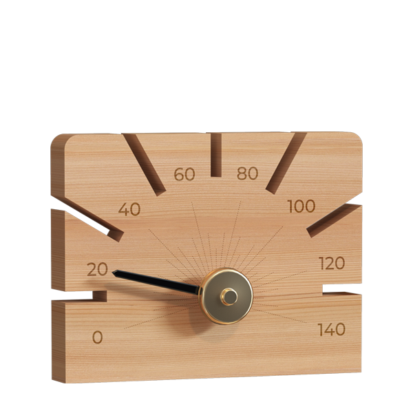 Sawo Loisto Sauna Thermometer Cederhout